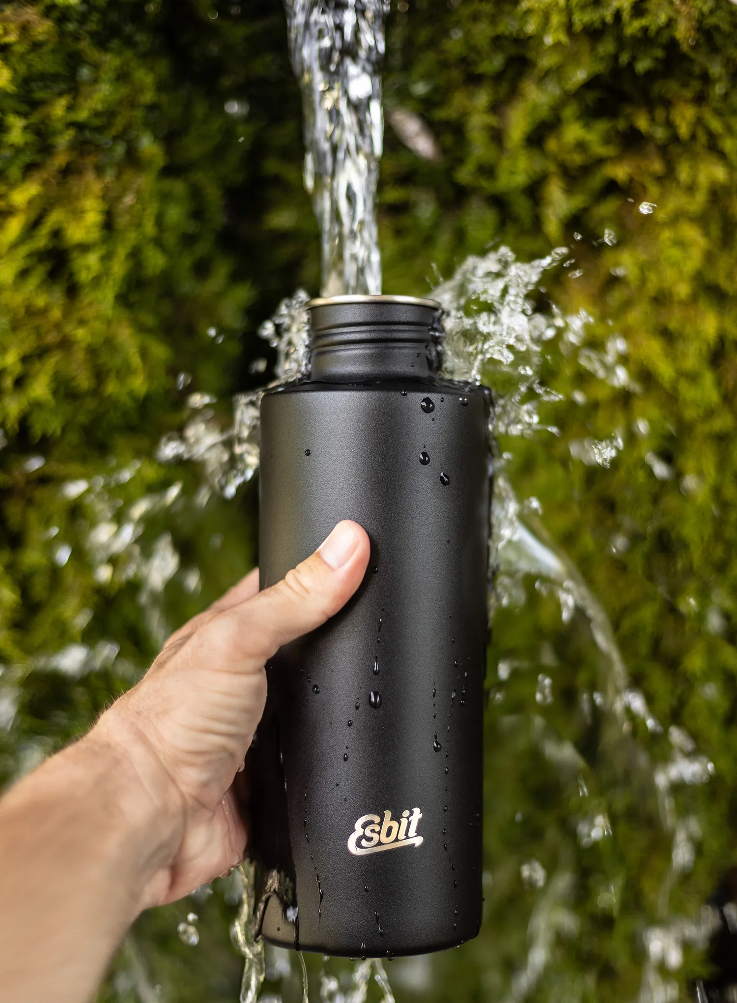 Trinkflasche Esbit Majoris Drinking Bottle 1000 ml - black