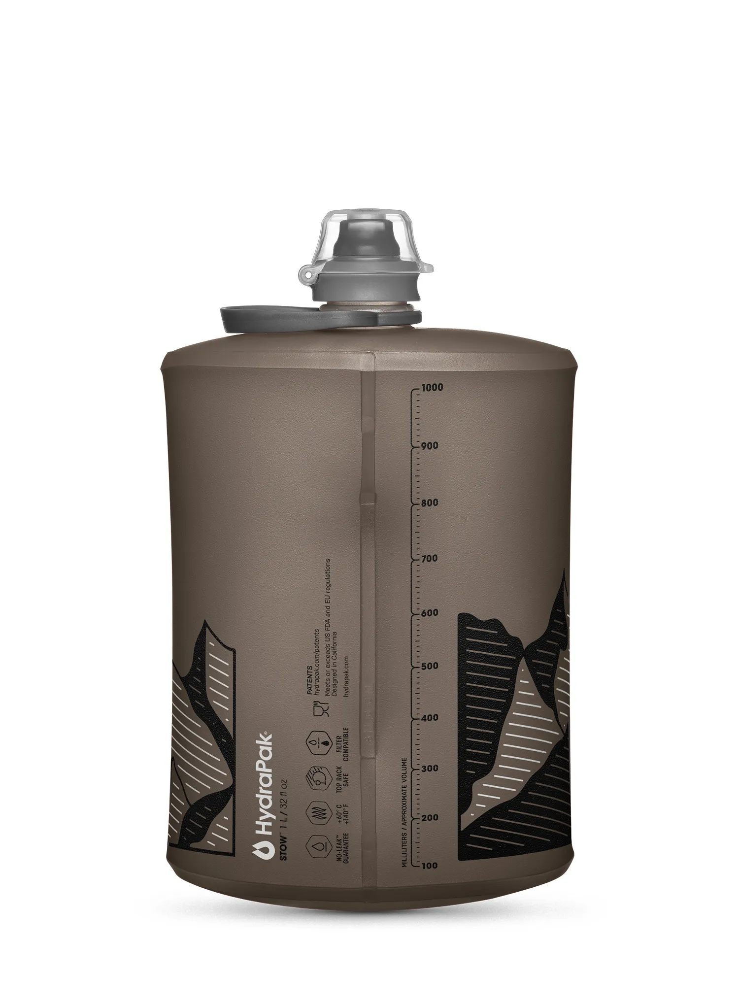 Dose HydraPak Stow 1 L - mammoth grey