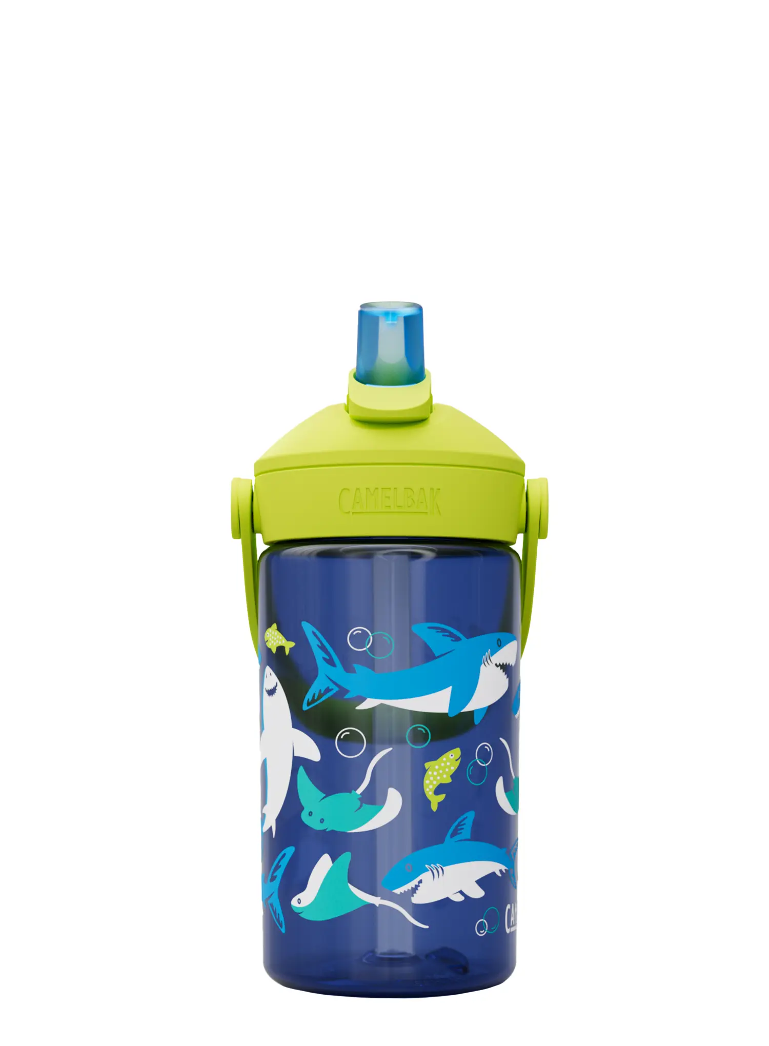 Trinkflasche Kinder CamelBak Thrive Flip Straw Kids 400ml - sharks and rays