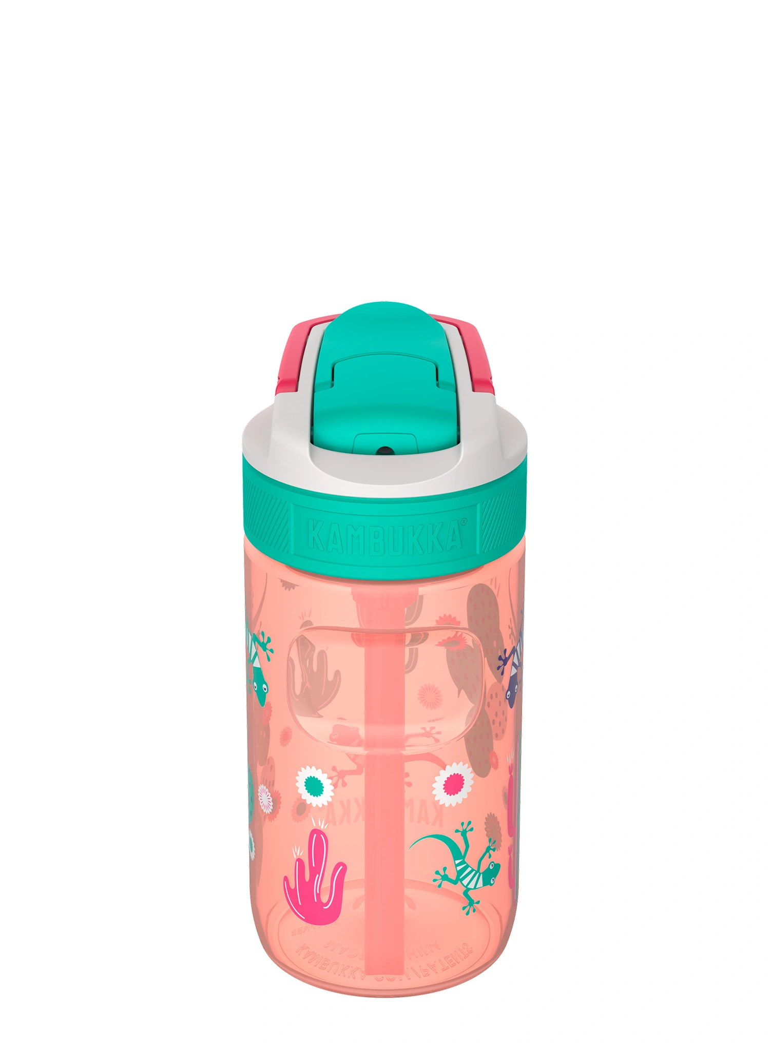 Trinkflasche Kinder Kambukka Lagoon - cactus geko