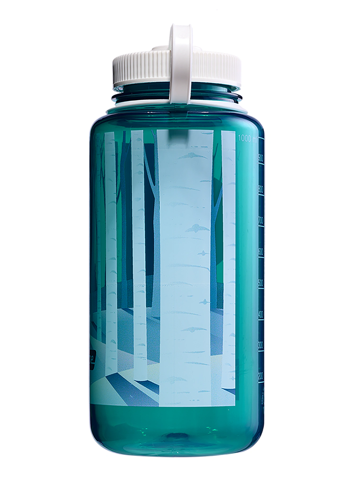 Dose Nalgene Wide Mouth 32 oz (946 ml) - trout w/landscape forest