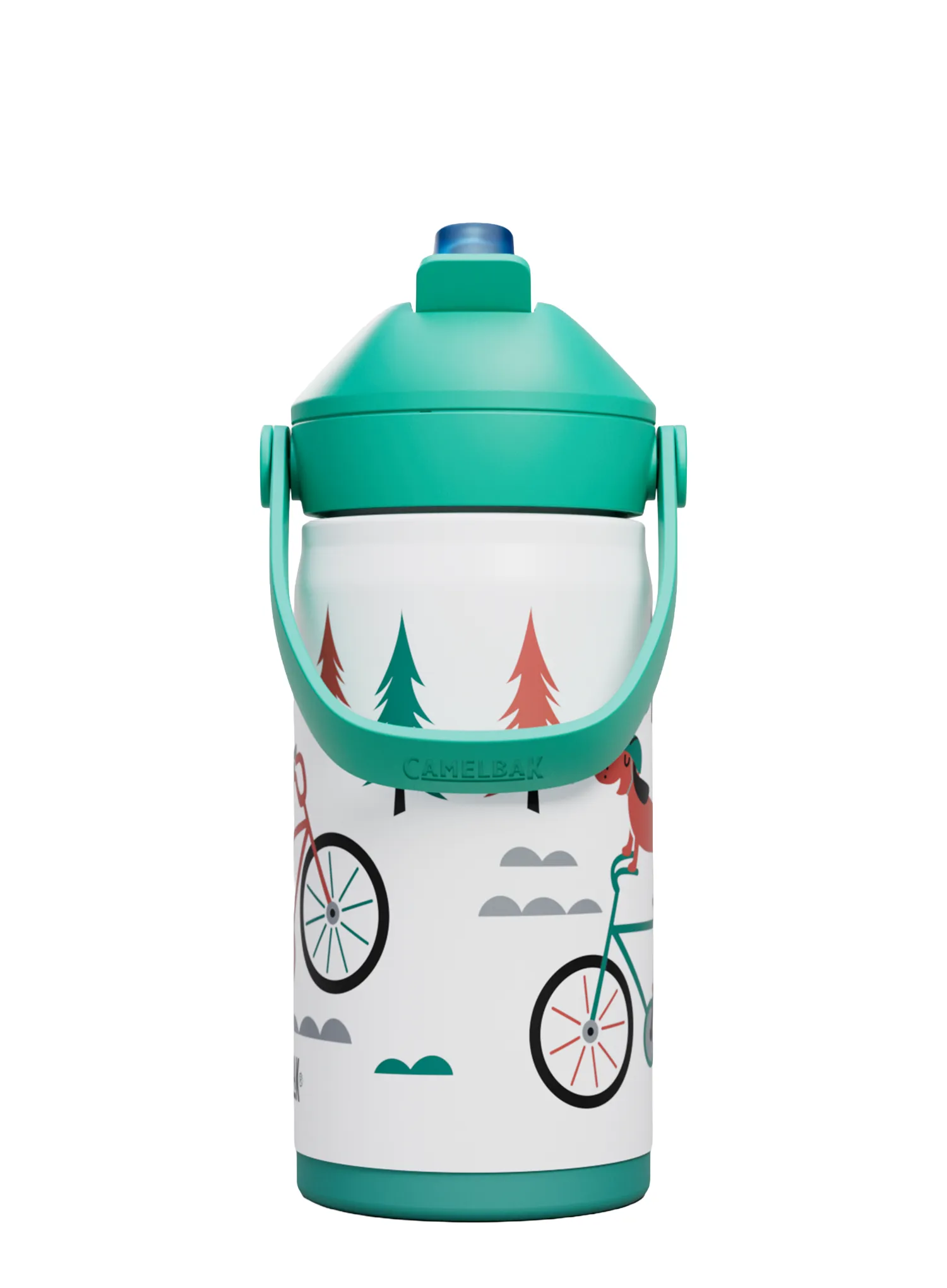 Thermo-Trinkflasche Kinder Camelbak Thrive Flip Straw Kids Insulated SST 350 ml - biking dogs