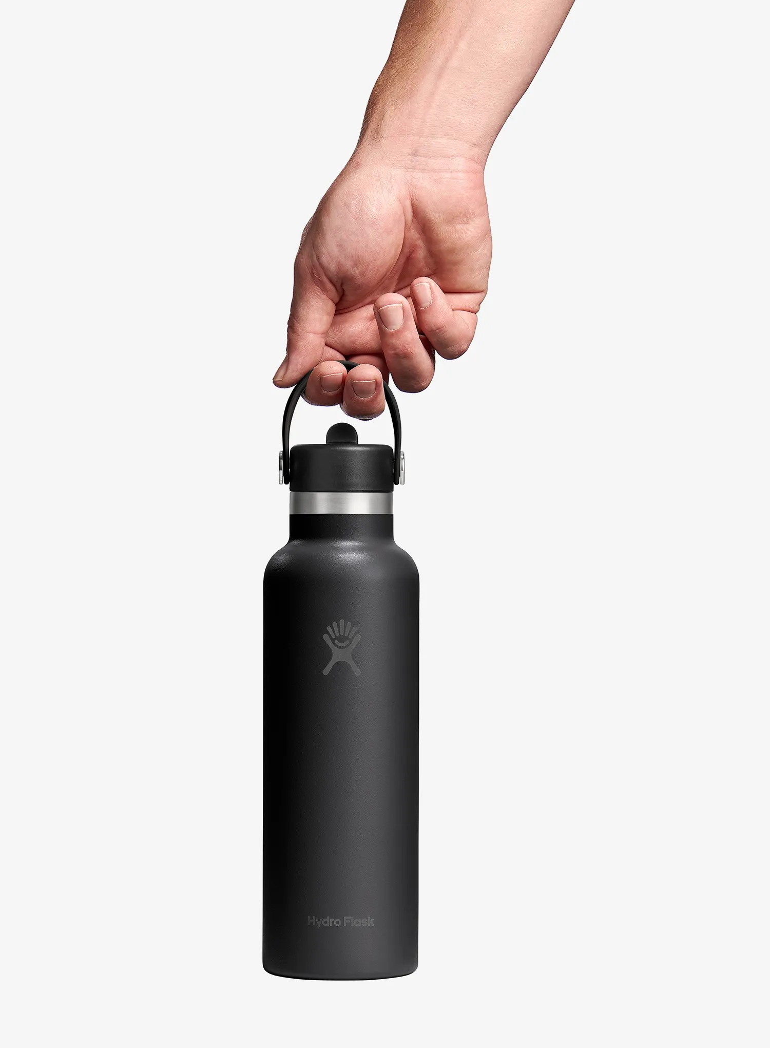 Thermo-Trinkflasche Hydro Flask 21 Oz Standard Flex Straw Cap (621 ml) - blk