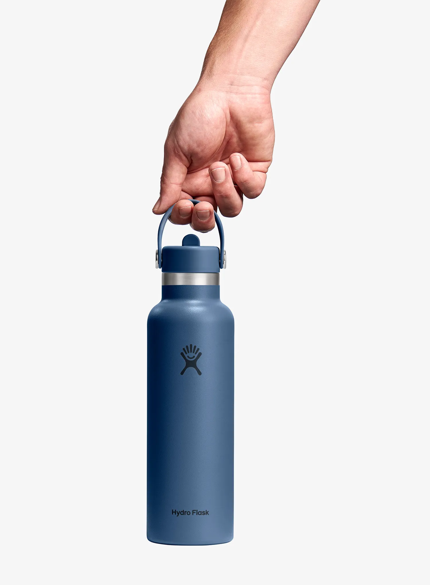 Thermo-Trinkflasche Hydro Flask 21 Oz Standard Flex Straw Cap (621 ml) - harbor blue