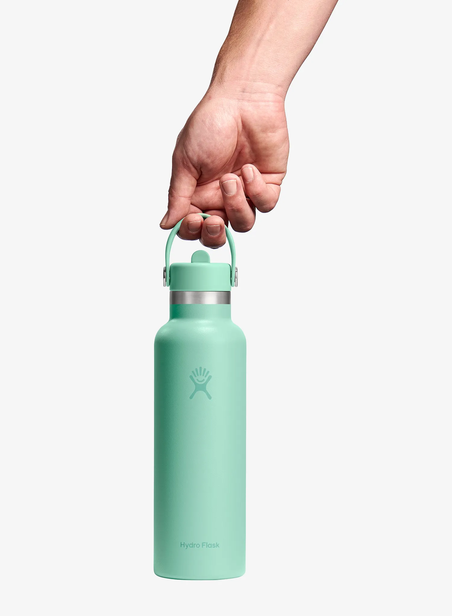 Thermo-Trinkflasche Hydro Flask 21 Oz Standard Flex Straw Cap (621 ml) - mermaid green