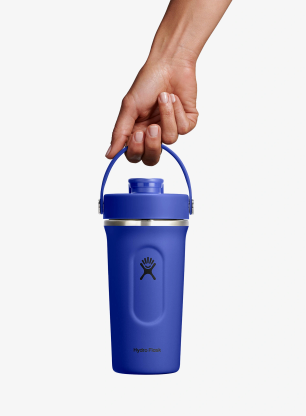 Thermo-Trinkflasche Hydro Flask 24 Oz Insulated Shaker Bottle (710 ml) - capri blue