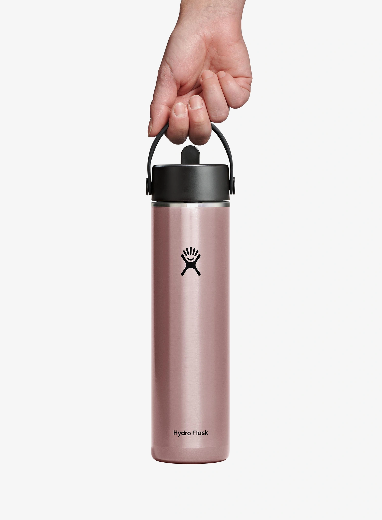 Thermo-Trinkflasche Hydro Flask 24 Oz Lightweight Wide Flex Straw Cap (710 ml) - quartz