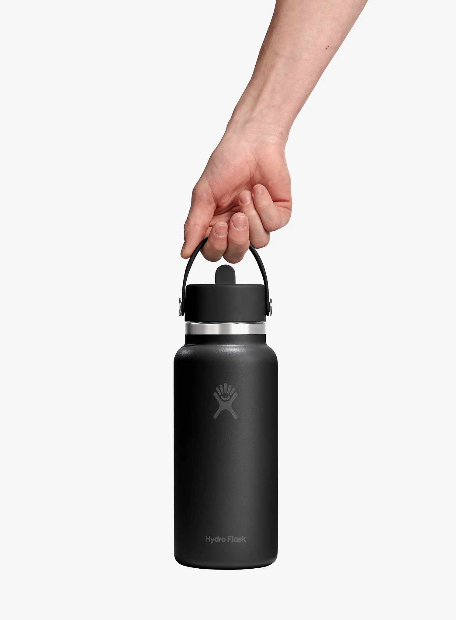 Thermo-Trinkflasche Hydro Flask 32 Oz Wide Flex Straw Cap (946 ml) - blk