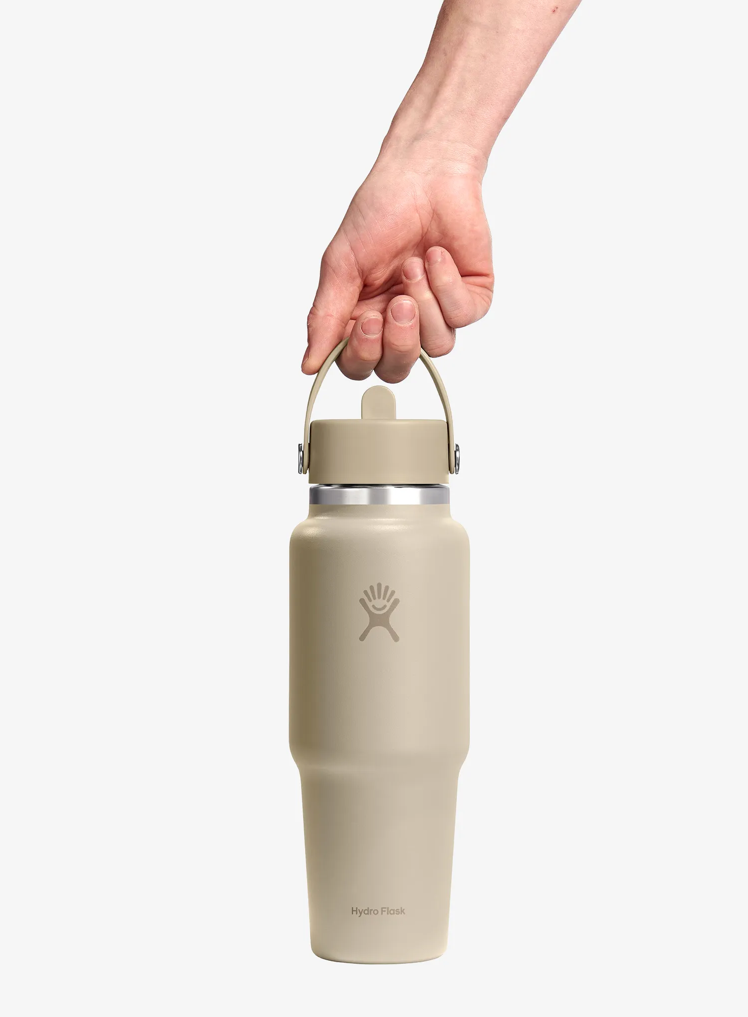 Thermo-Trinkflasche Hydro Flask 32 Oz Wide Flex Straw Travel Bottle (946 ml) - oat
