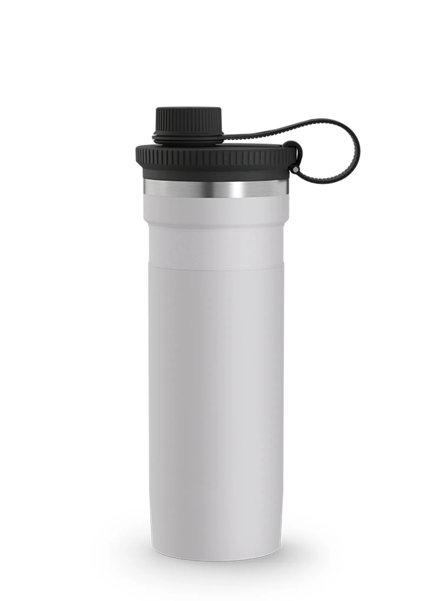 Thermo-Trinkflasche Primus Mika Wide Insulated Bottle 0.5 L Drink Cap - alpine frost