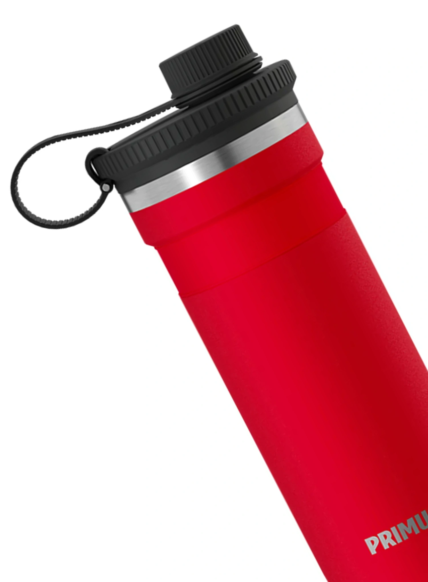 Thermo-Trinkflasche Primus Mika Wide Insulated Bottle 0.5 L Drink Cap - primus red
