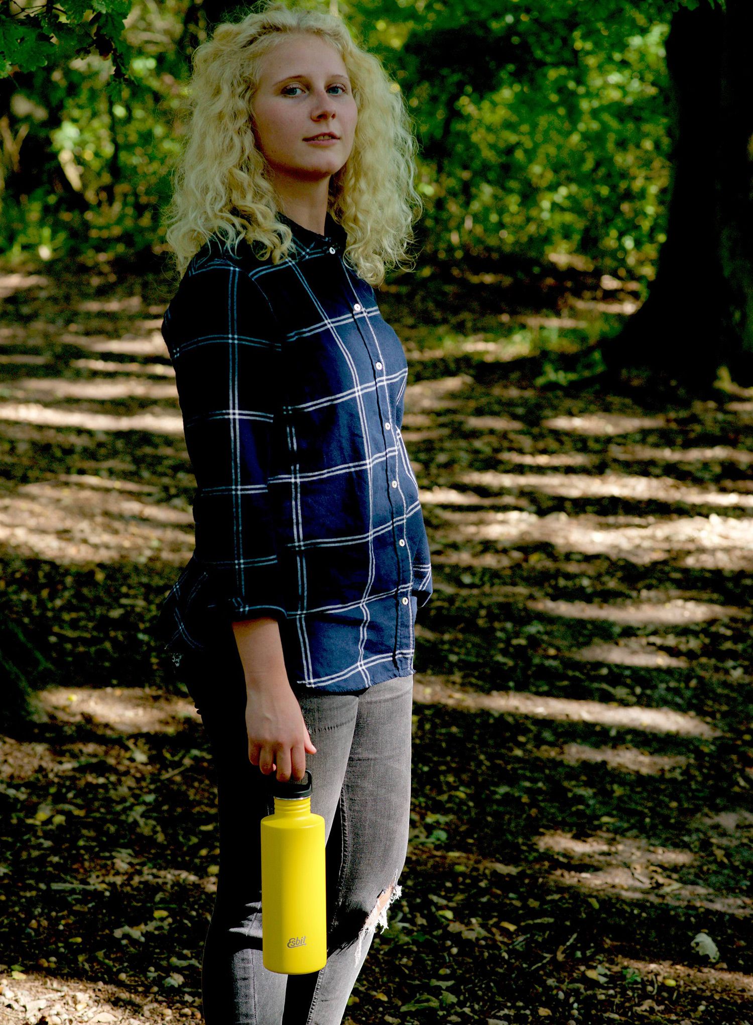 Trinkflasche Esbit Sculptor Drinking Bottle 1L - sunshine yellow