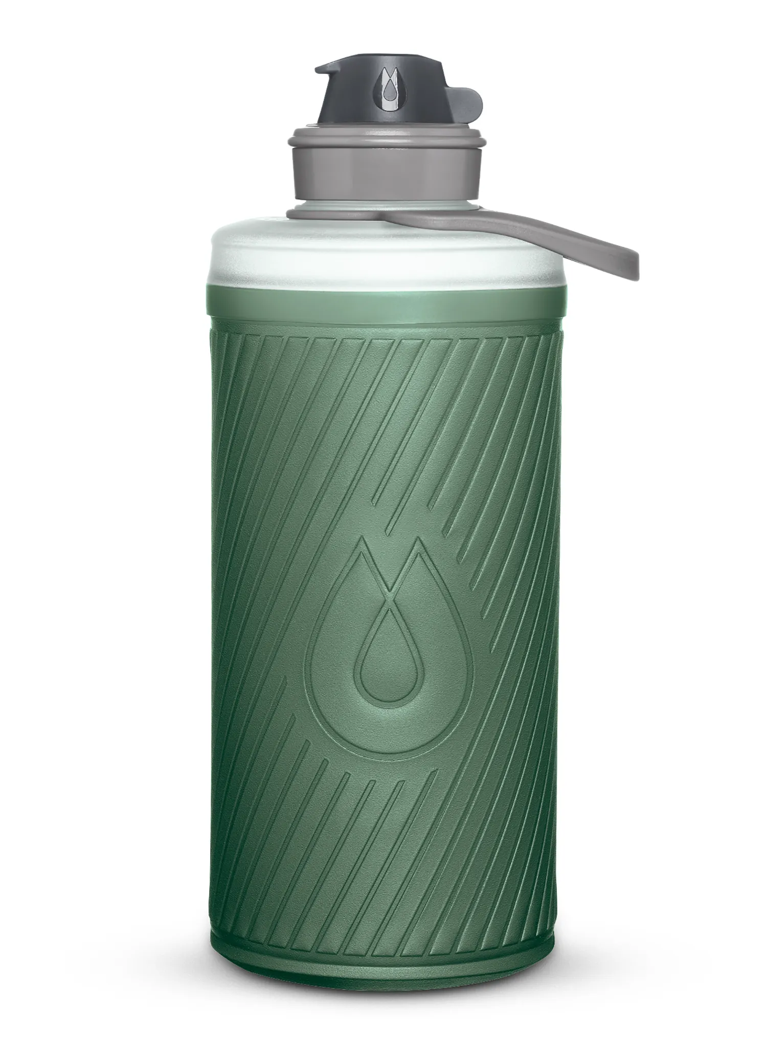 Trinkflasche HydraPak Flux Bottle 1L - sage green