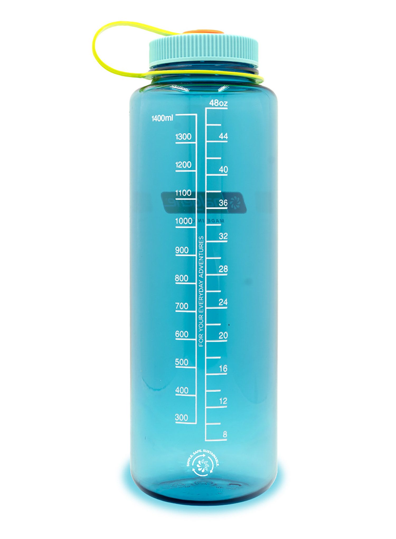 Flasche Nalgene Silo Sustain Wide Mouth 48 oz (1420 ml) - cerulean