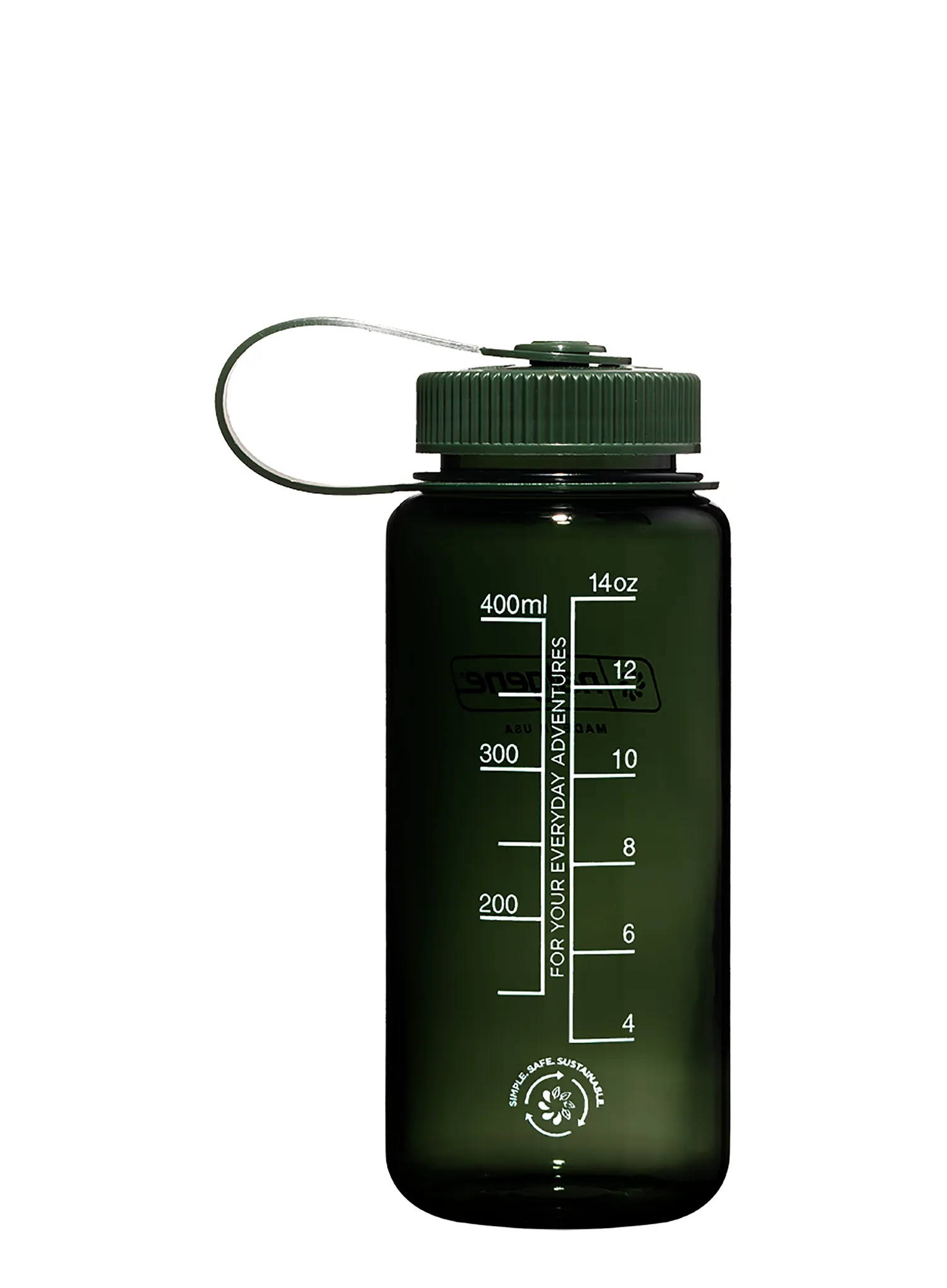 Trinkflasche Nalgene Sustain Wide Mouth 16 oz (473 ml) - jade