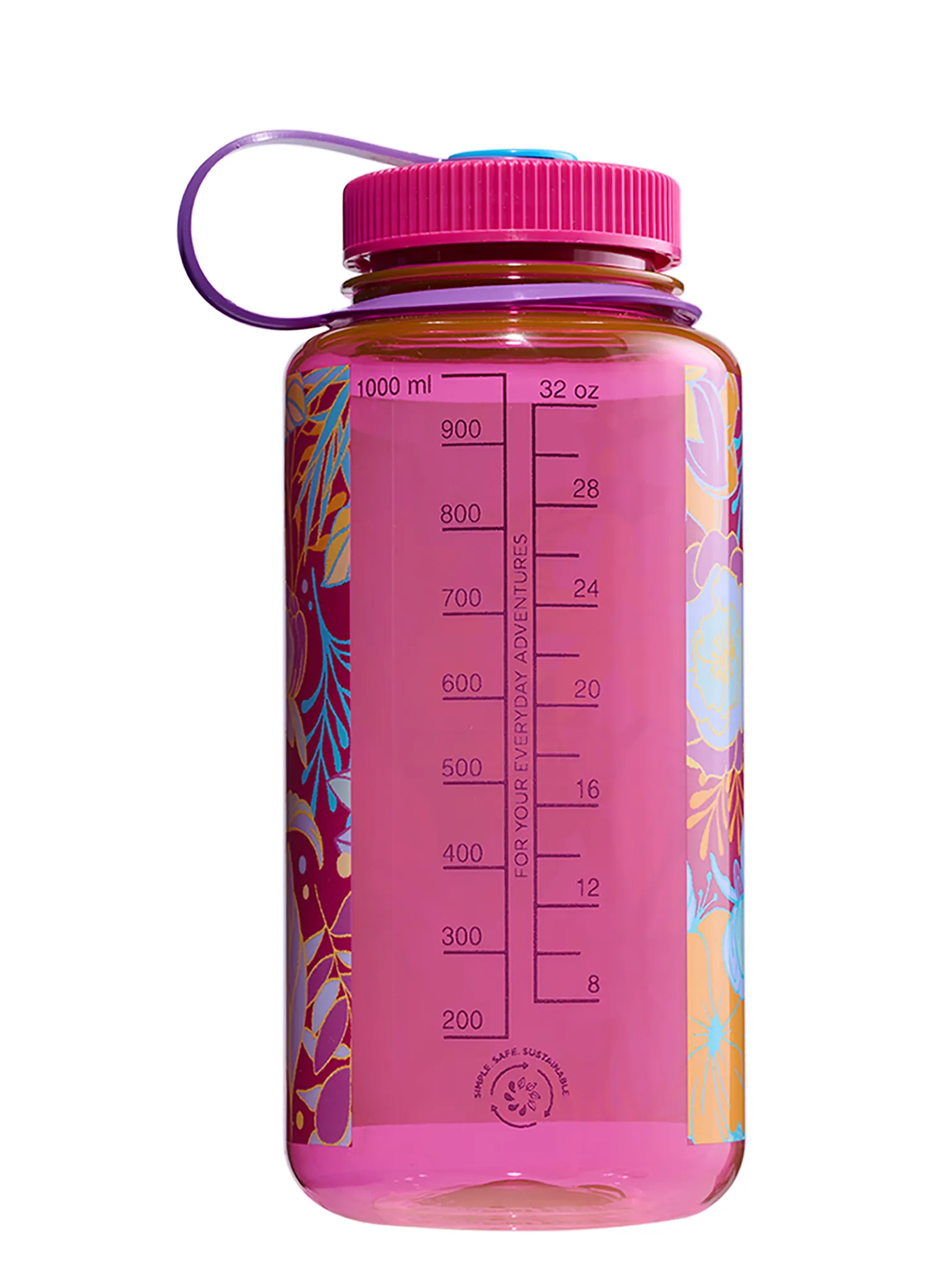 Trinkflasche Nalgene Sustain Wide Mouth 32 oz (946 ml) - florals