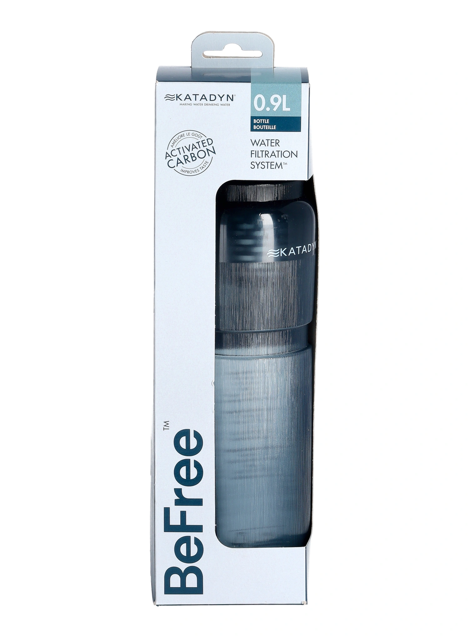 Wasserfilter-Flasche Katadyn BeFree AC Bottle 0.9L - smoke