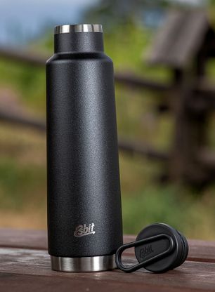 Thermo-Trinkflasche Esbit Pictor Insulated Bottle 750ml - black