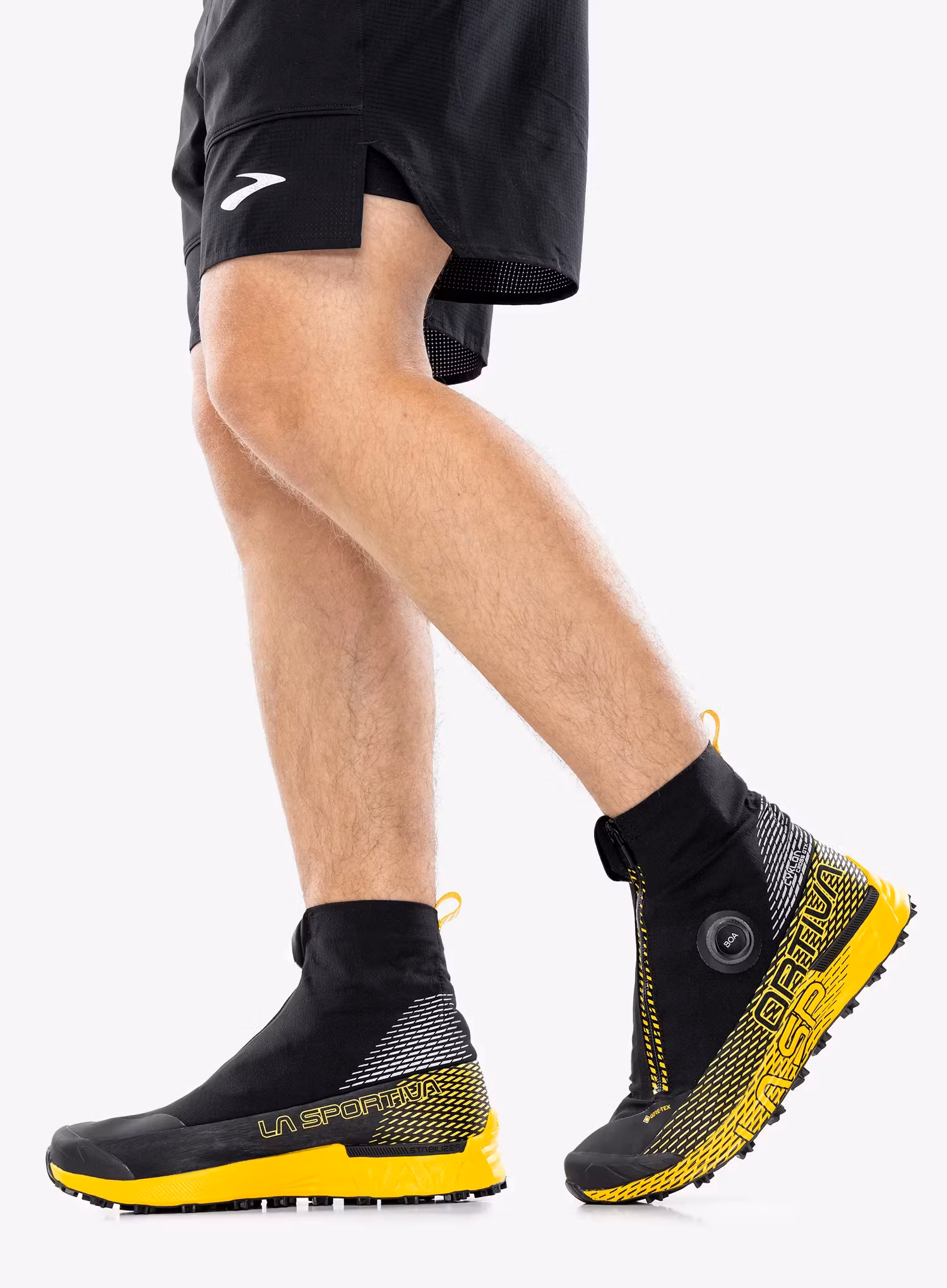 Laufschuhe Herren La Sportiva Cyklon Cross Gtx - black/yellow