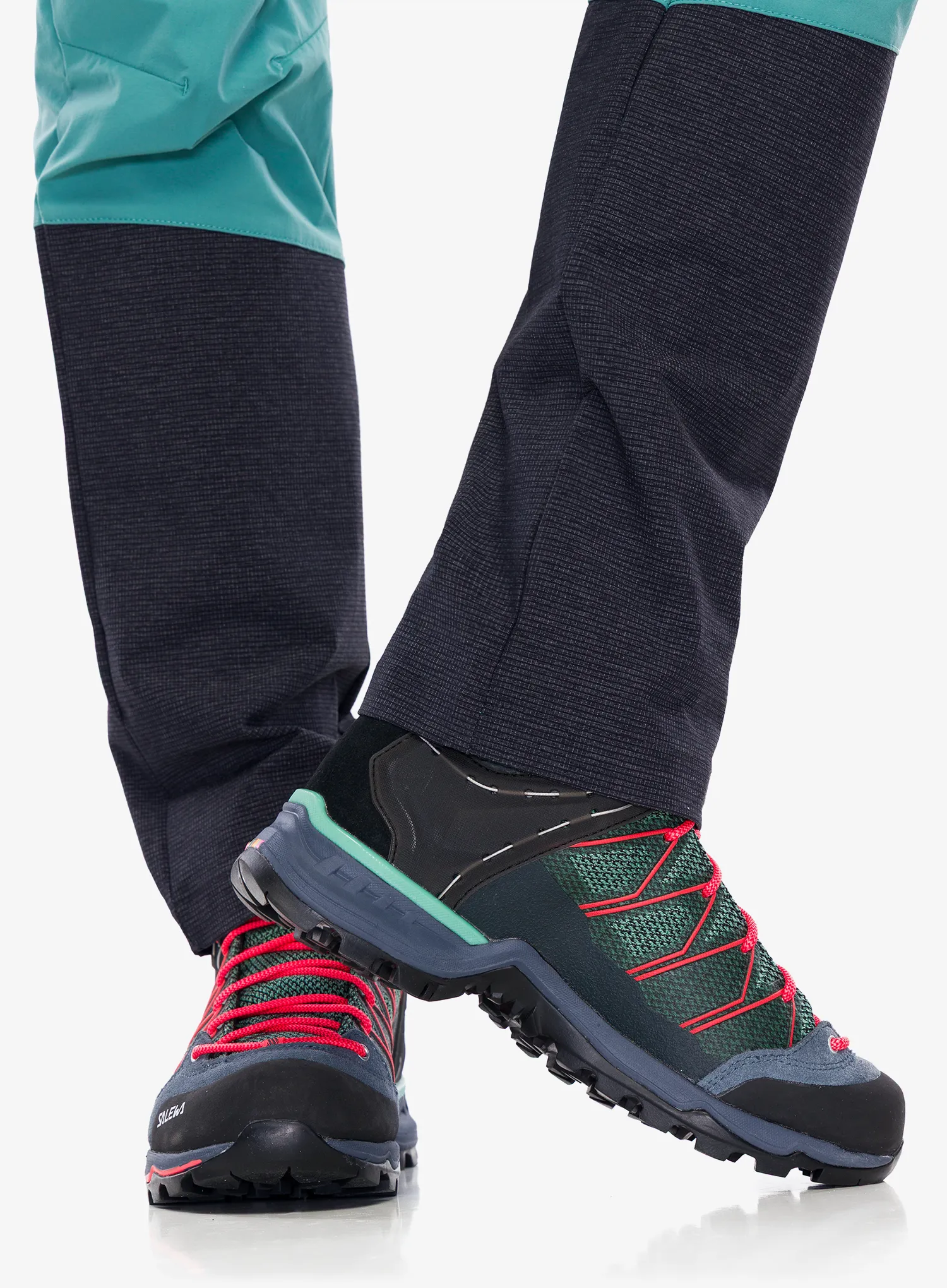 Schuhe Damen Salewa Mountain Trainer Lite Mid GTX - feld green/fluo coral
