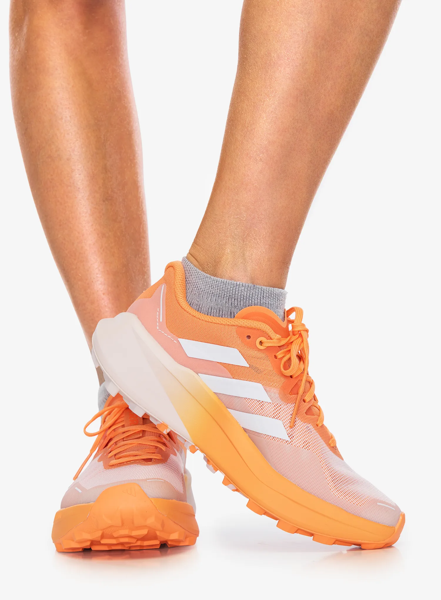 Laufschuhe Damen adidas TERREX Agravic 3 - amb tint/cryst white/putty mau