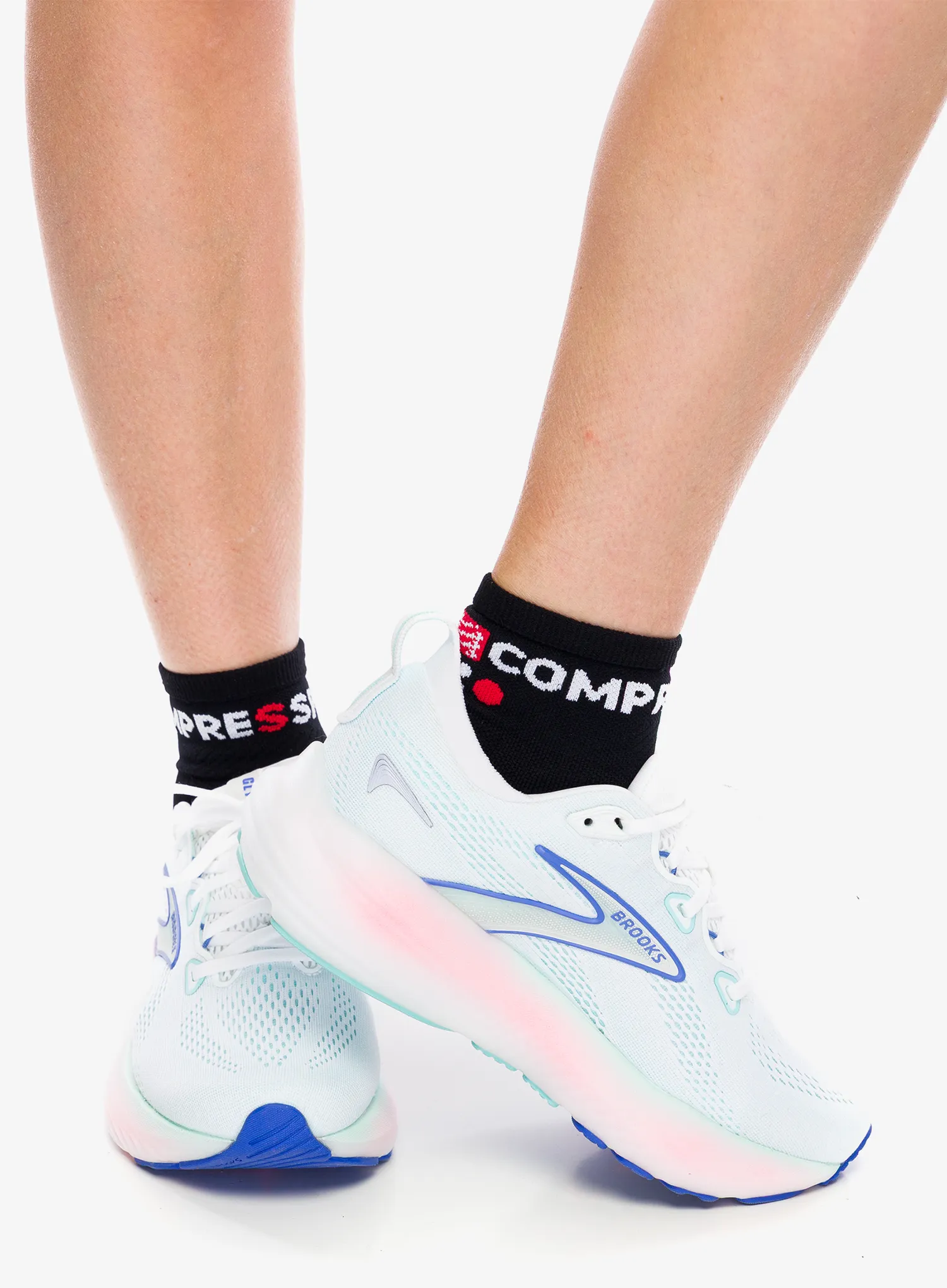 Laufschuhe Damen Brooks Glycerin 22 - white/limpet shell/blue