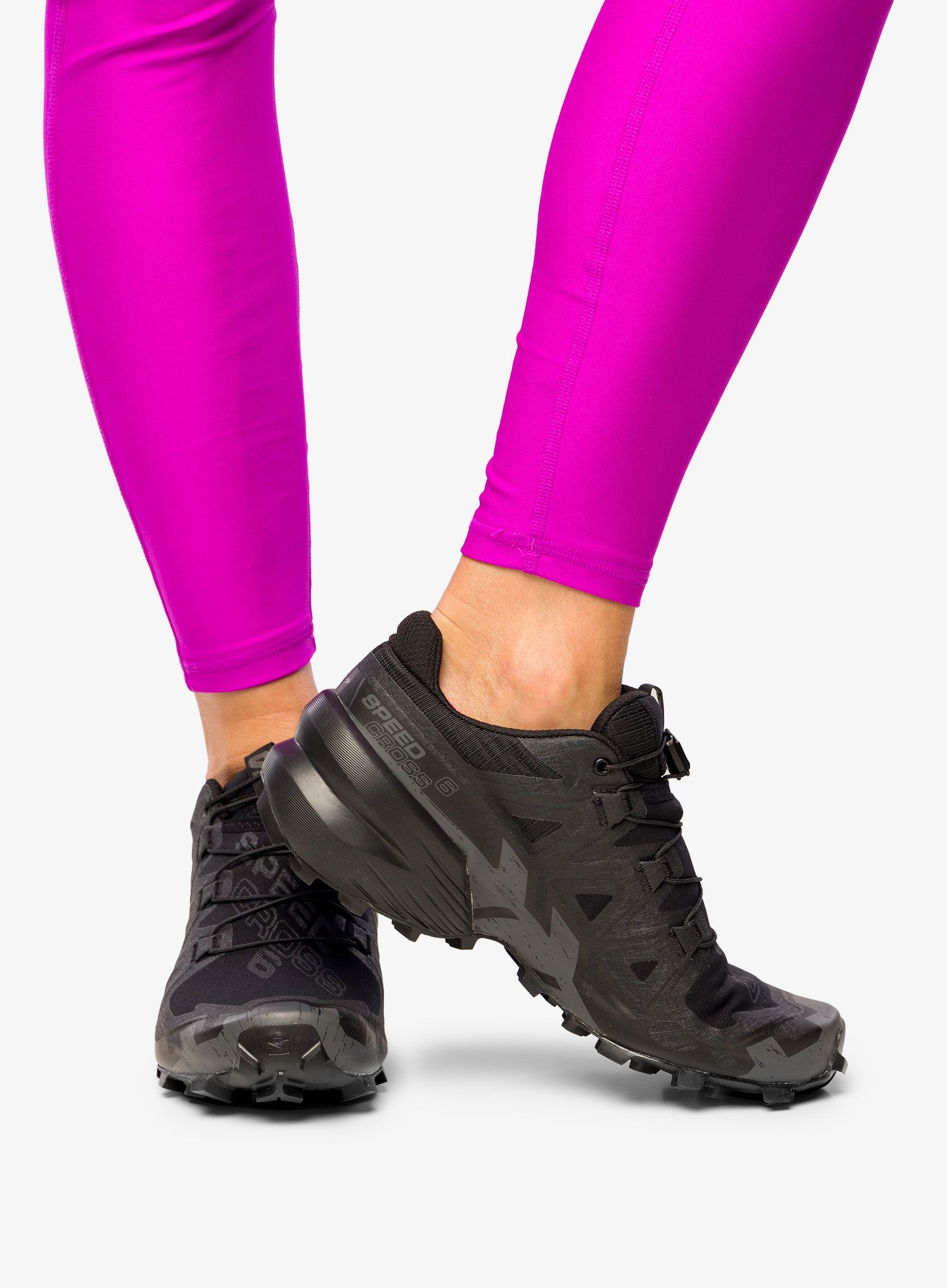 Laufschuhe Damen Salomon Speedcross 6 - black/black/phantom