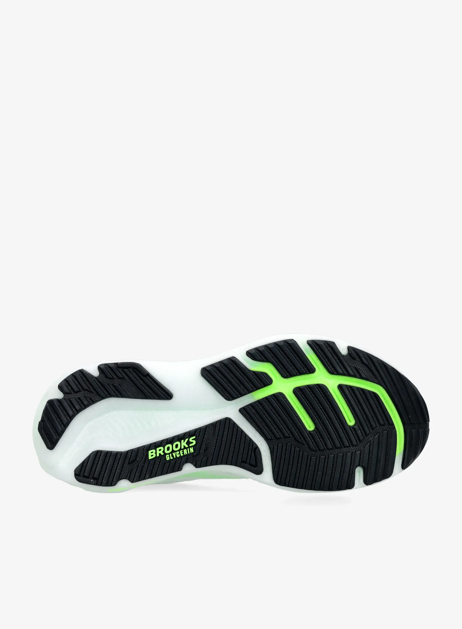 Laufschuhe Herren Brooks Glycerin 23 - white/phantom/green gecko