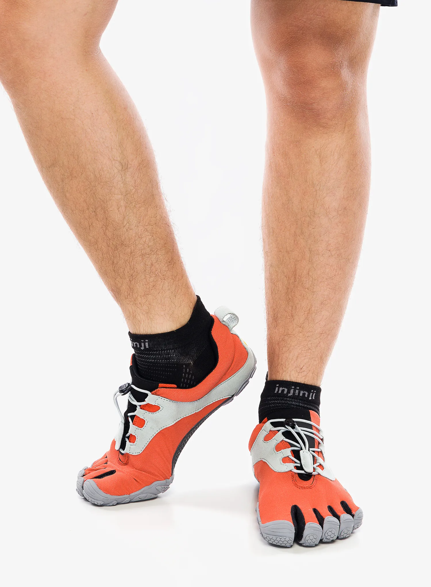 Laufschuhe Herren Vibram Fivefingers V-Run Retro - red/black/grey