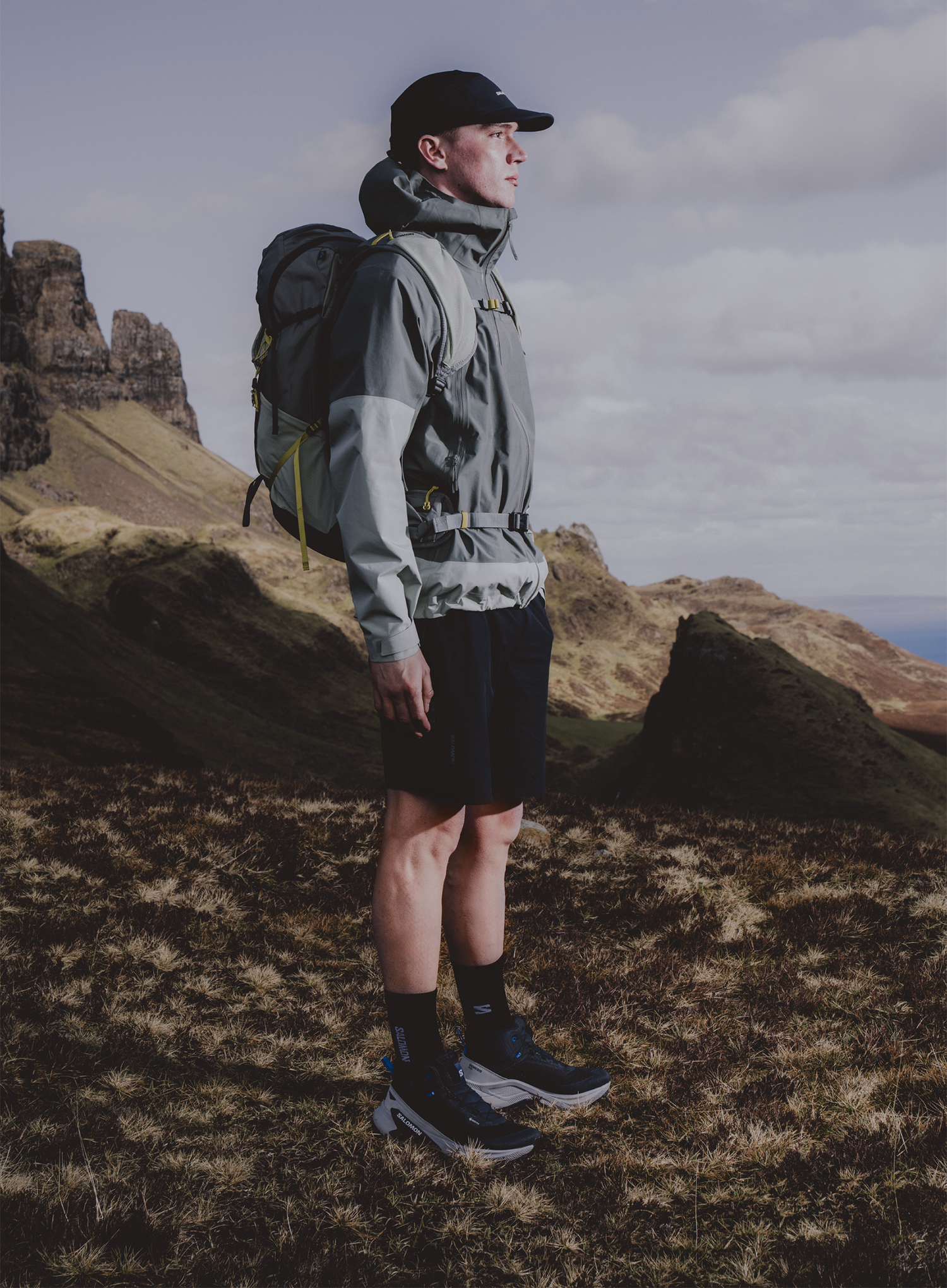 GORE-TEX Schuhe Salomon Genesis Mid GTX - dark navy/spellbound