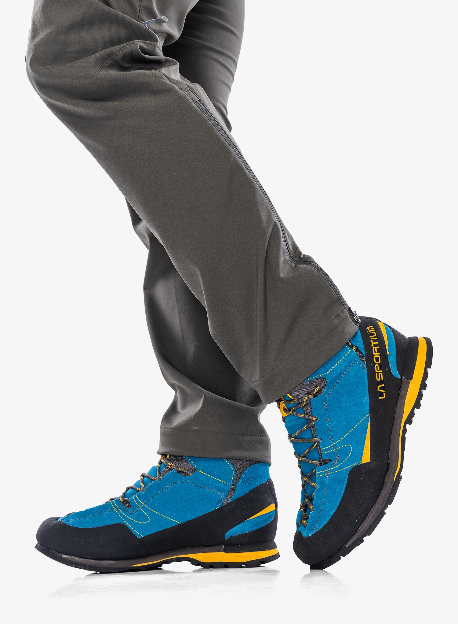 Schuhe Herren La Sportiva Boulder X Mid - mid blue/yellow