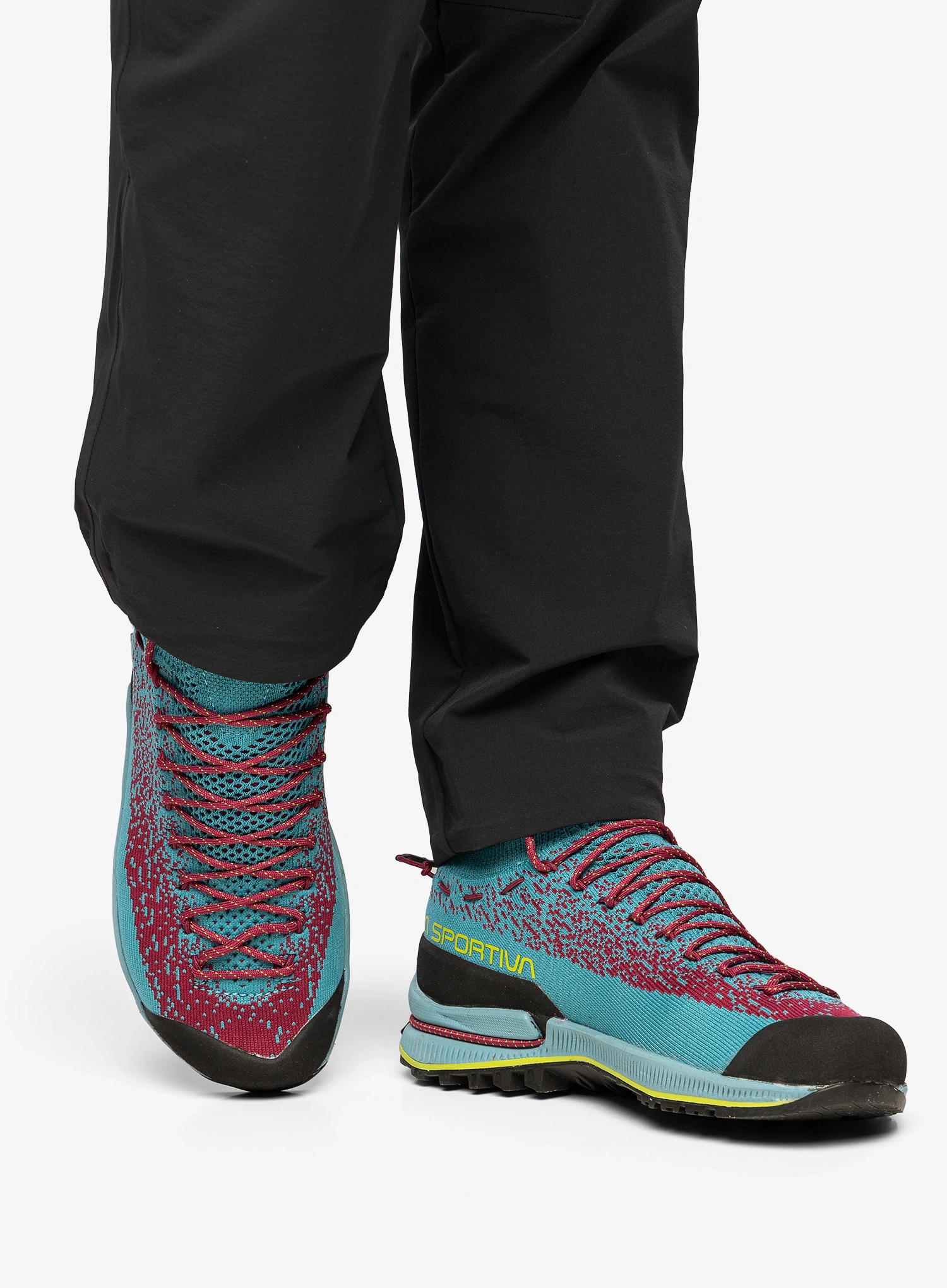 Zustiegschuhe Damen La Sportiva TX2 Evo  - topaz/red plum