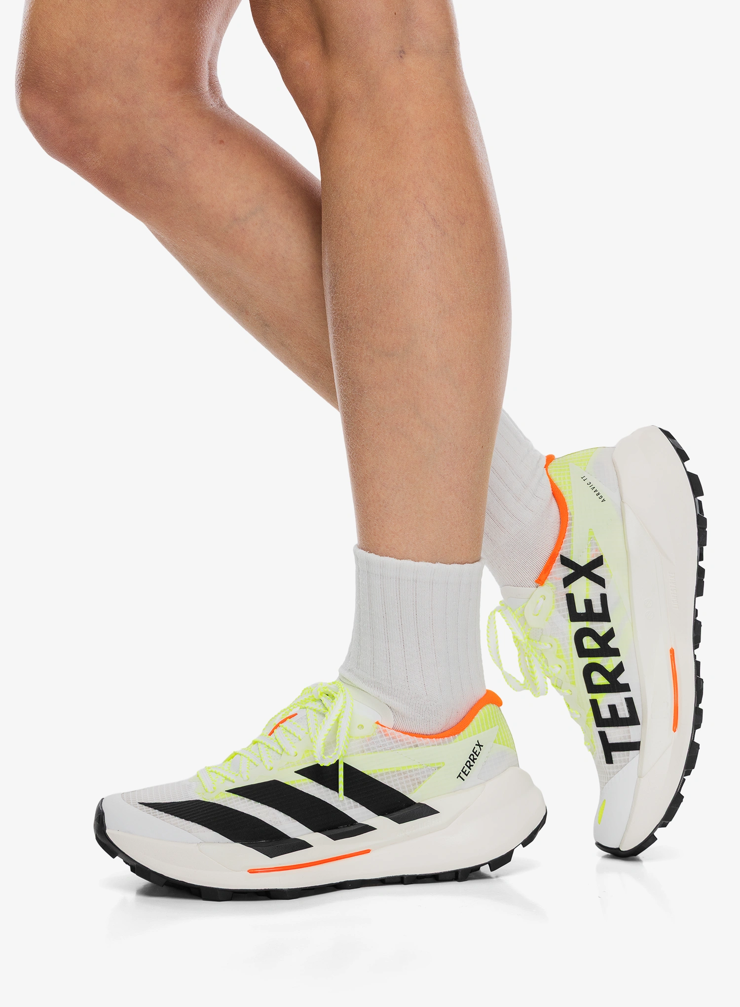 Trailschuhe Damen adidas TERREX Agravic TT - ftwr white/core blk/imp orange