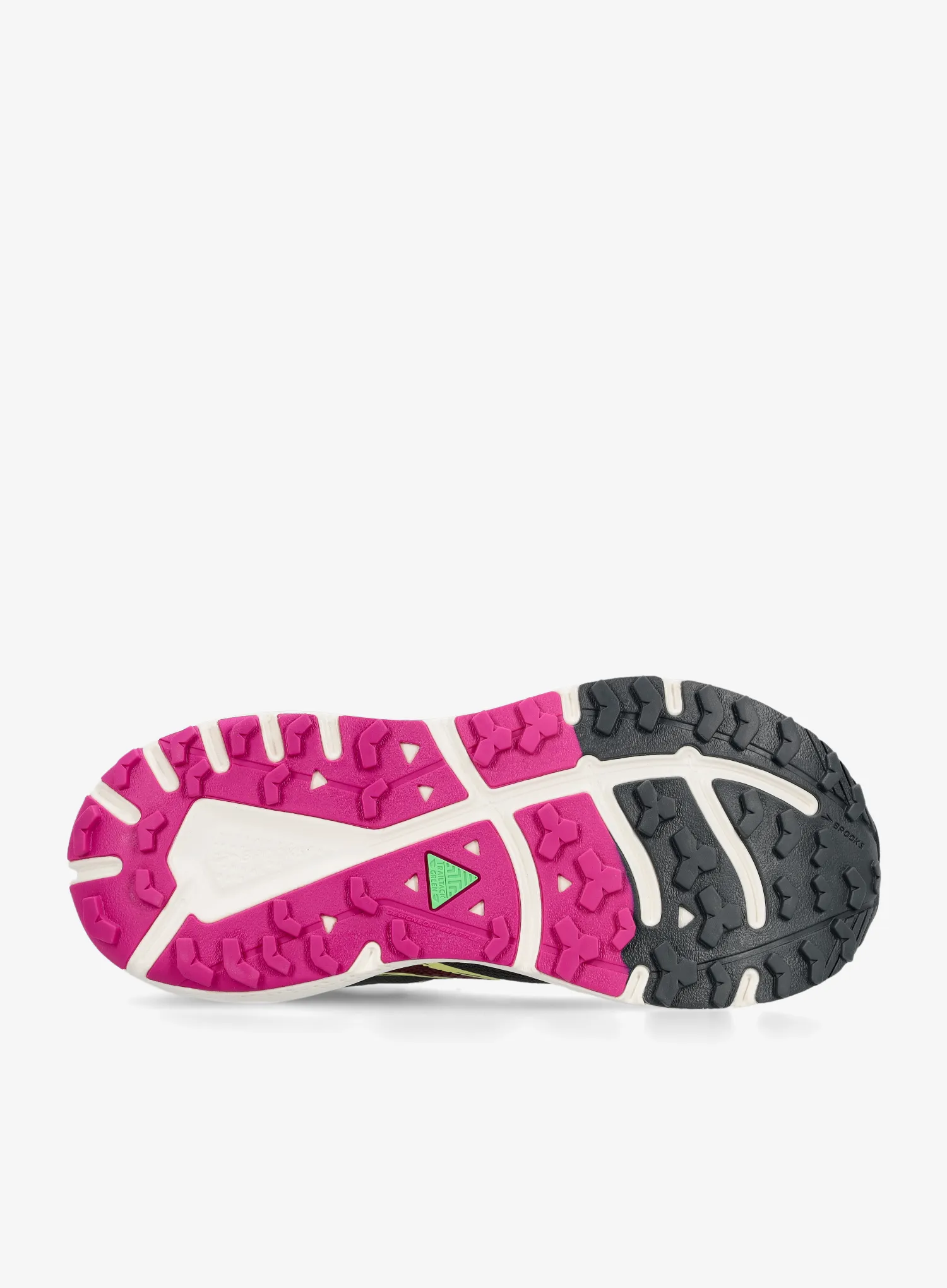 Trailschuhe Damen Brooks Divide 6 - ebony/fuchsia/lime