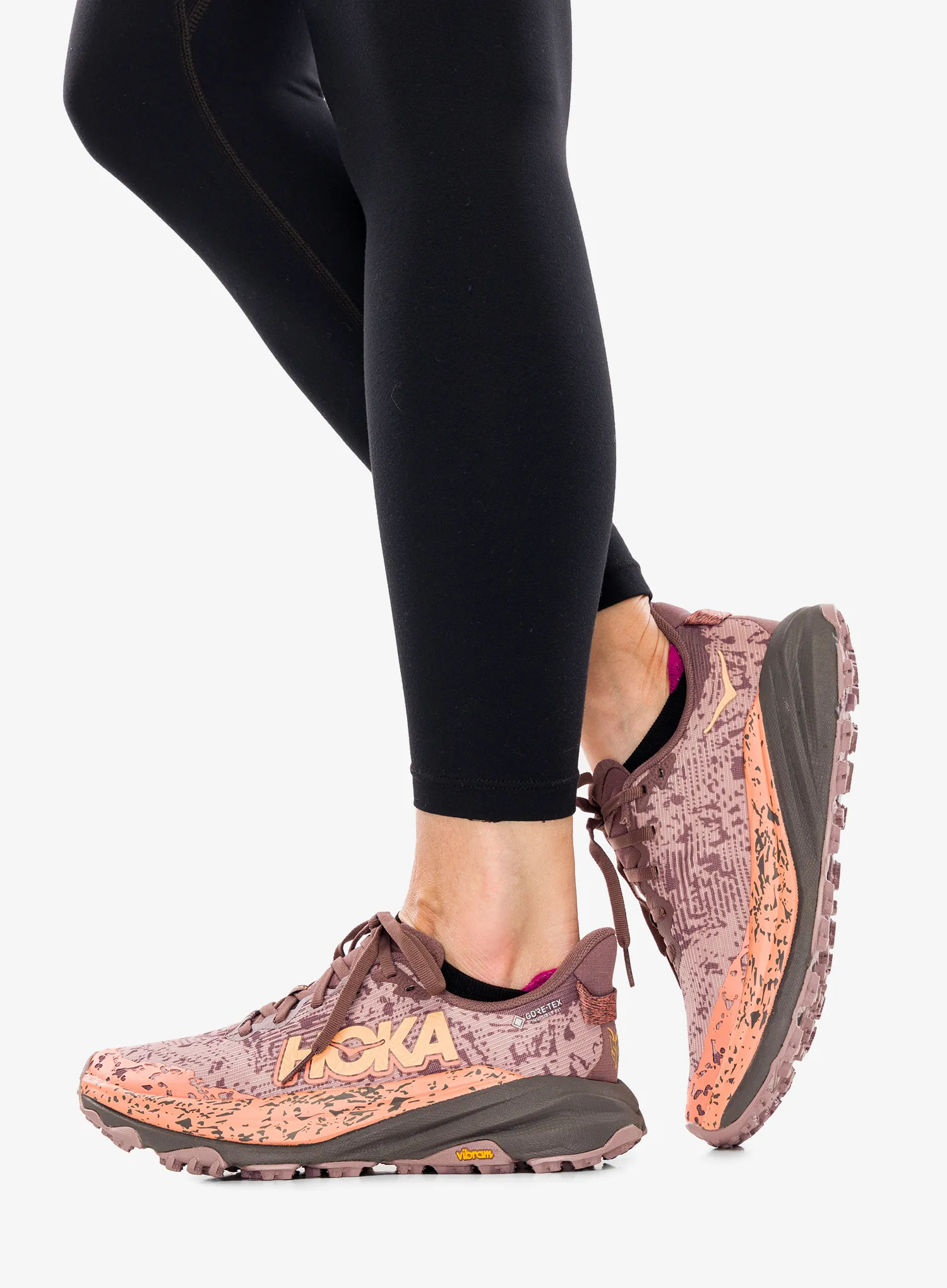 Trailschuhe Damen Hoka Speedgoat 6 GTX - smoky quartz/quartzite