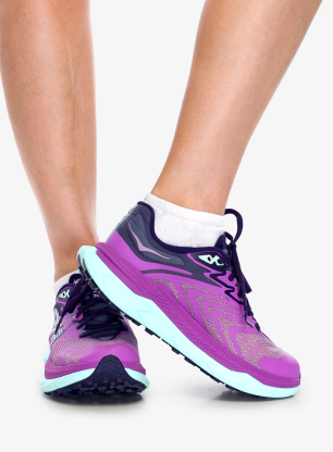 Trailschuhe Damen Hoka Tecton X 2 - orchid flower/night sky