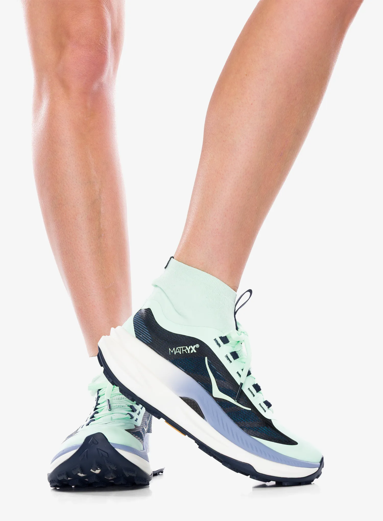 Trailschuhe Damen Hoka Tecton X 3 - mint fluorite/varsity navy