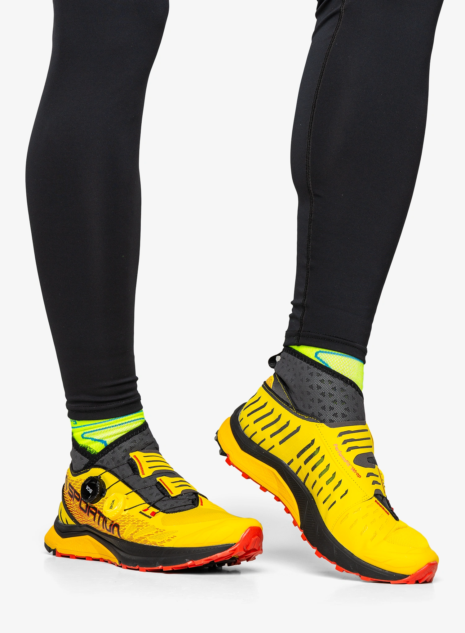 Trailschuhe La Sportiva Jackal II Boa  - yellow/black