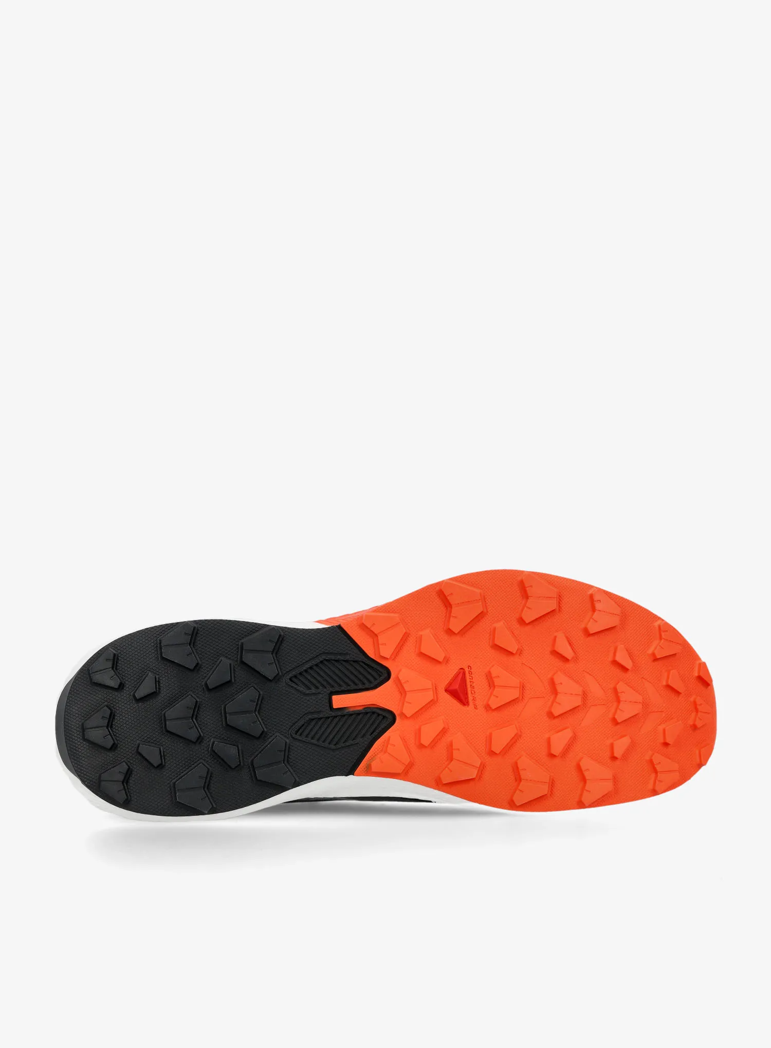 Trailschuhe Salomon Pulsar - black/white/cherry tomato