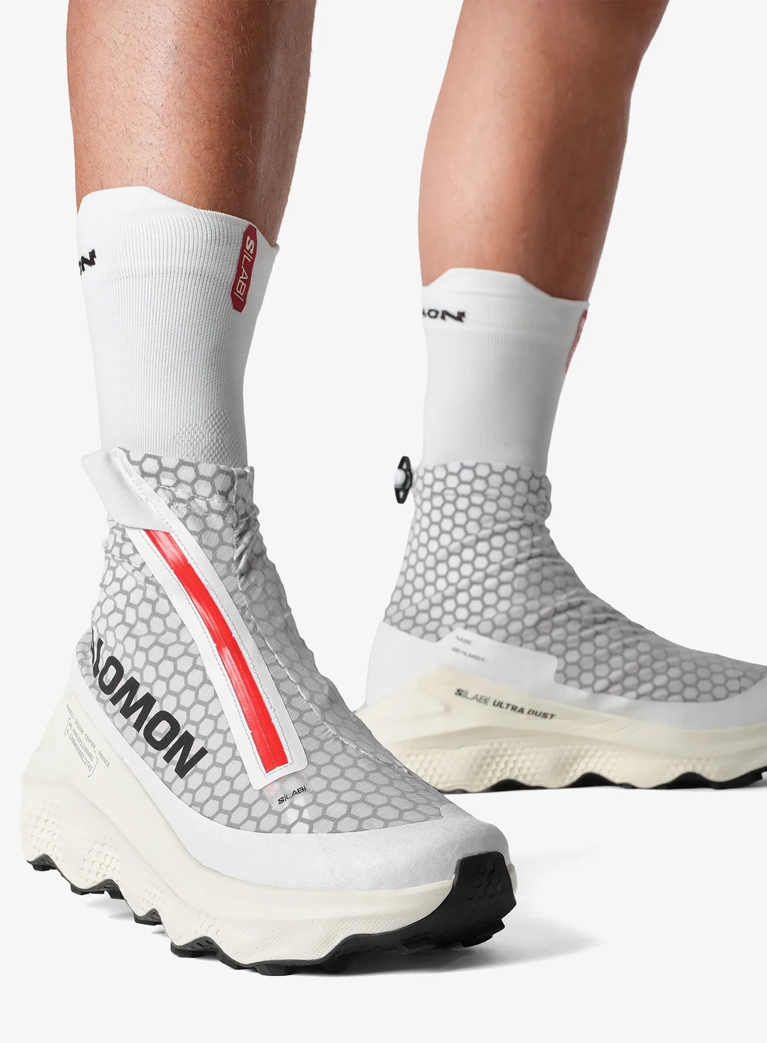 Trailschuhe Salomon S/Lab Ultra Dust - white/red/vanila