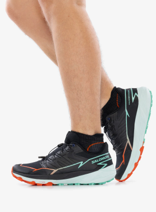 Trailschuhe Salomon Thundercross - black/cherry/green