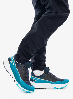 Trailschuhe Salomon Thundercross - carbon/tide/blue