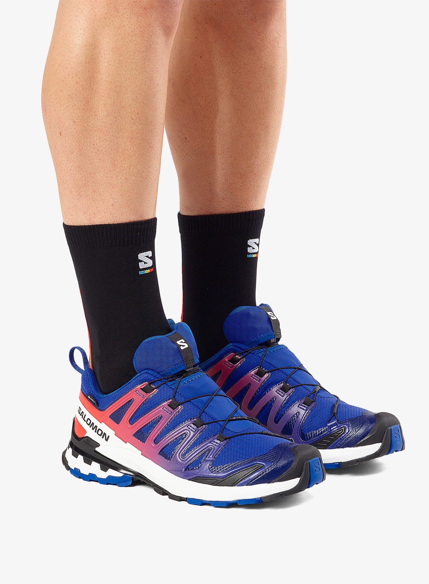 Trailschuhe Salomon Xa Pro 3D V9 GTX Equipe - surf/red/white