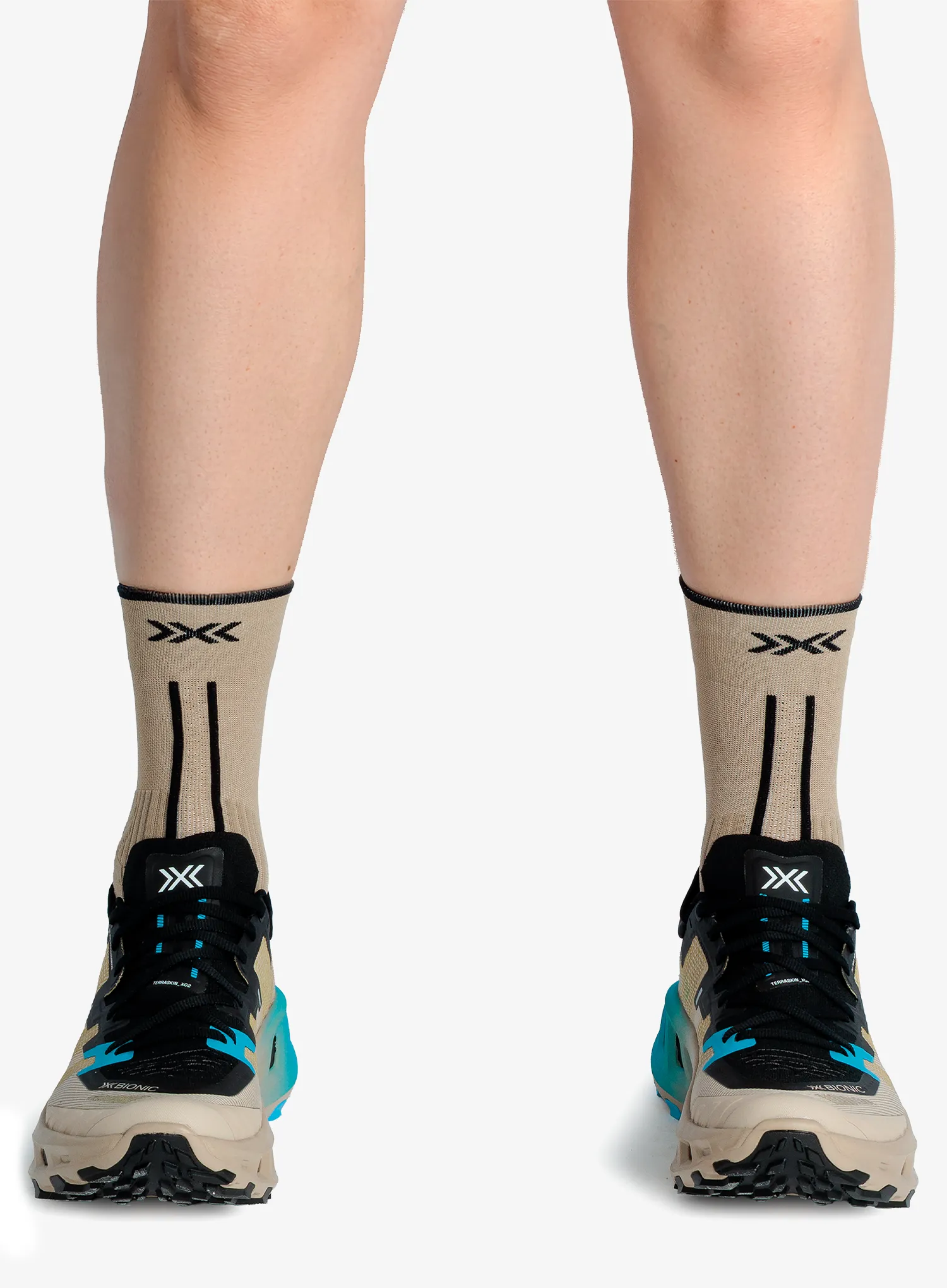 Trailschuhe X-Bionic Terraskin X02 - sand/x black/eternal ice