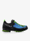 Trekkingschuhe Herren Salewa Mountain Trainer 2 GTX - blue danube/fluo green