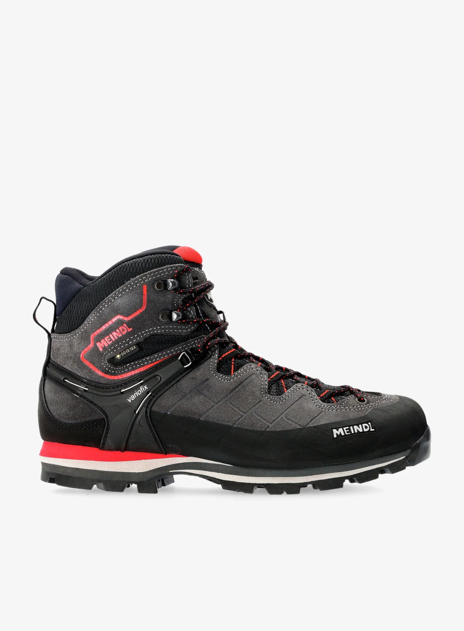Trekkingschuhe Herren Meindl Litepeak GTX - graphite/red