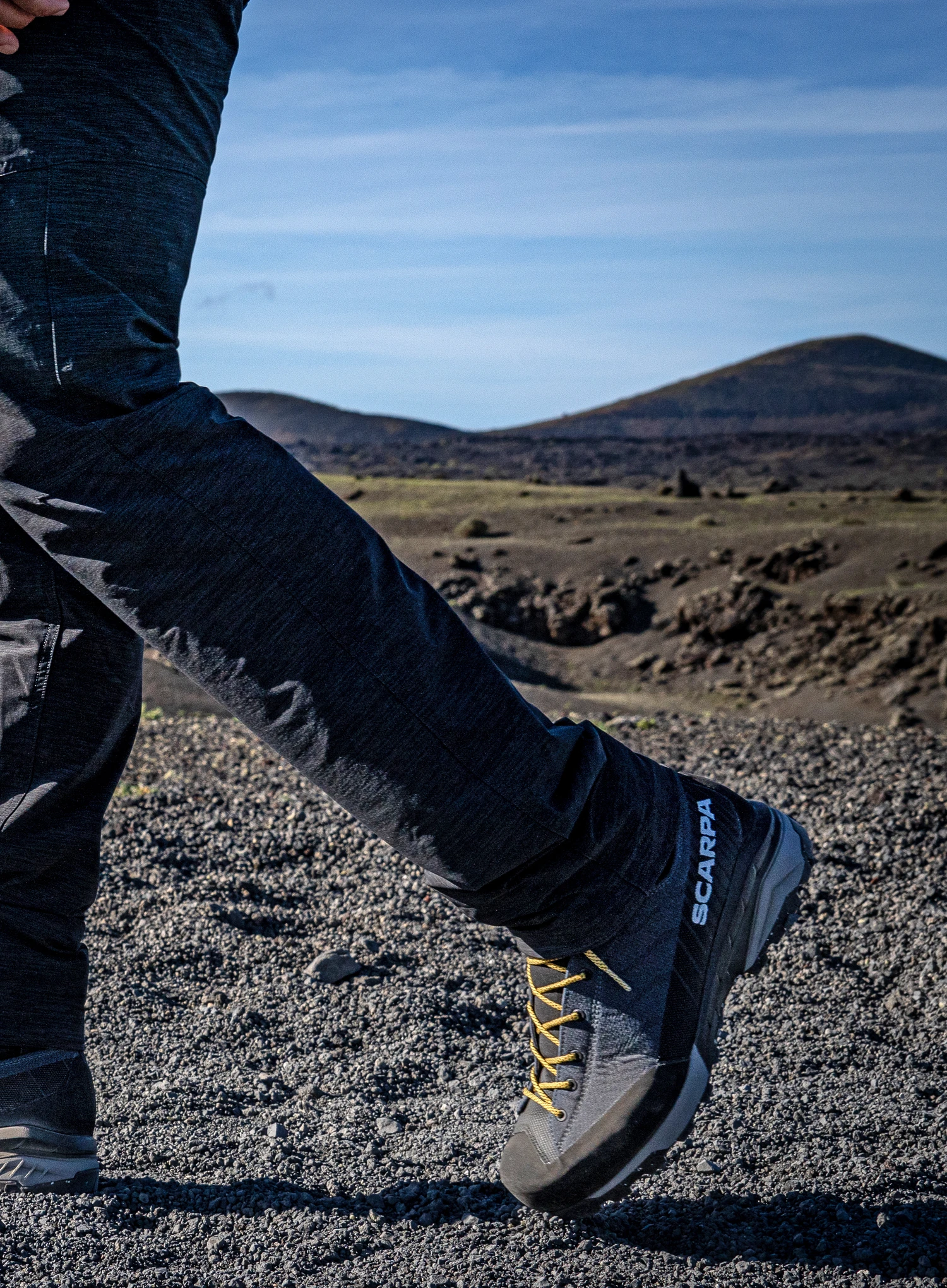 Trekkingschuhe Scarpa Mescalito TRK Planet GTX - gray/curry