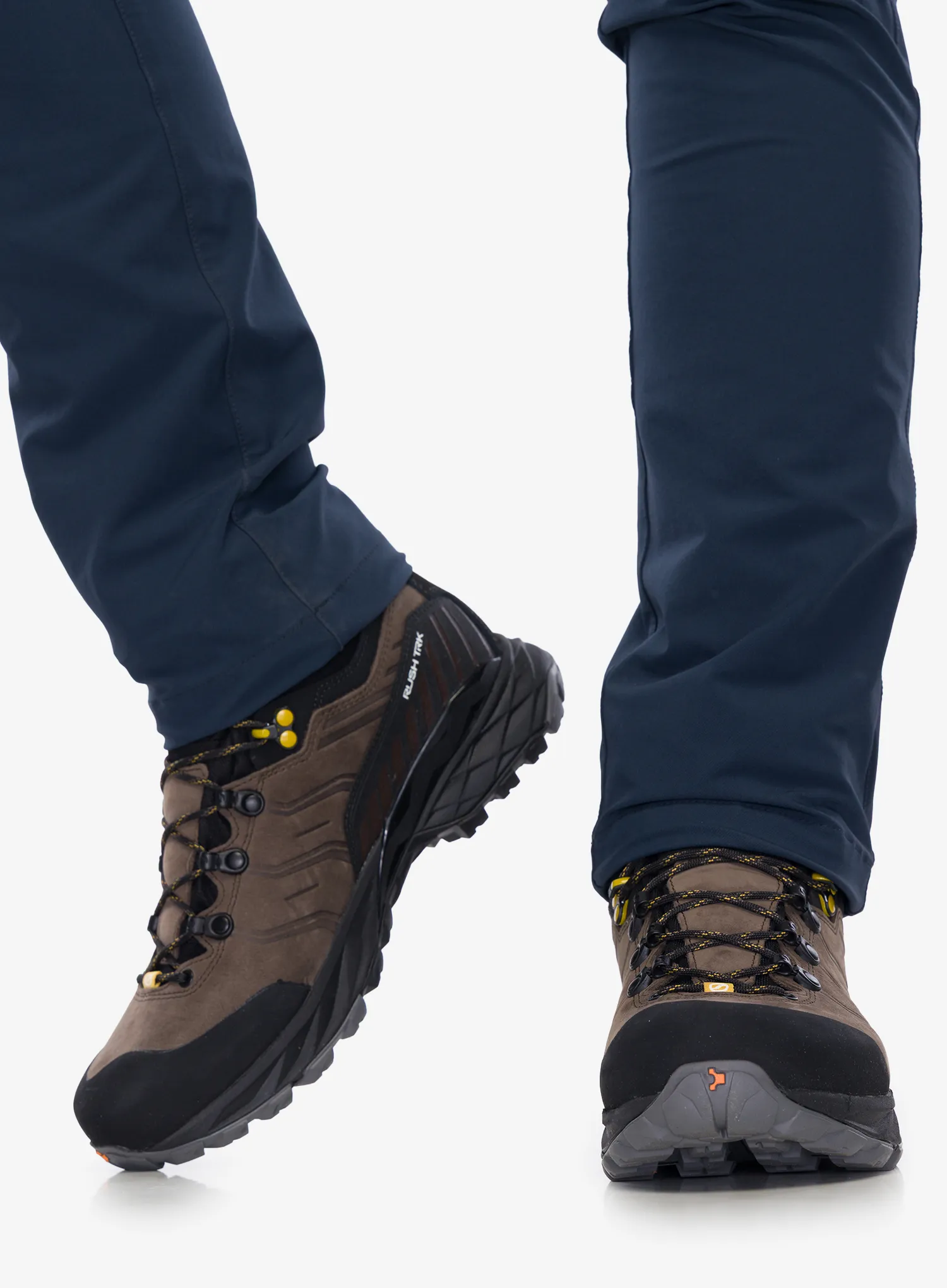 Trekkingschuhe Scarpa Rush TRK Pro GTX - volcano/mustard