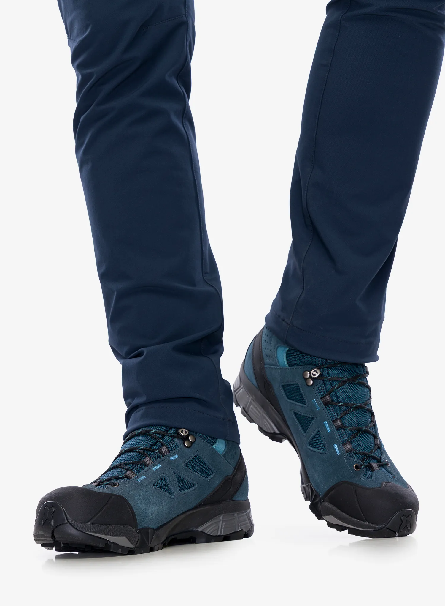 Trekkingschuhe Herren Scarpa ZG Lite GTX - octane/lake blue