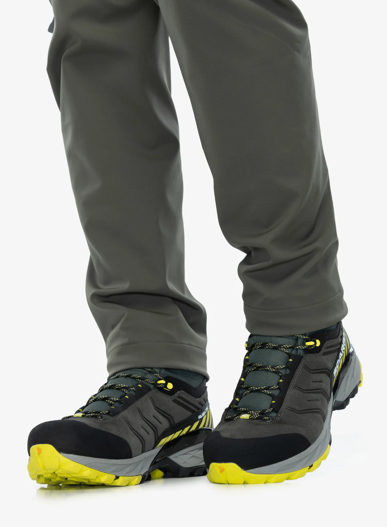 Trekkingschuhe Scarpa Rush TRK GTX - titanium/lime
